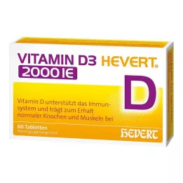 Vitamine D3 Hevert 2.000 IE tabletten, 60 stuks