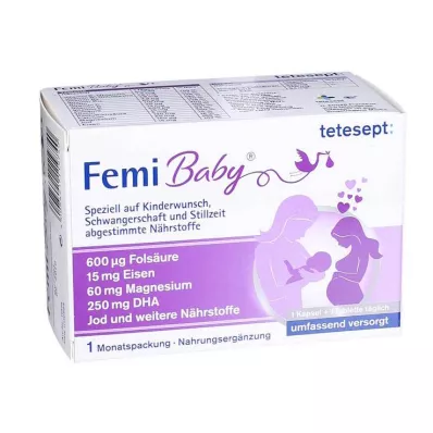 TETESEPT Femi Baby Filmomhulde Tabletten+Zachte Capsules, 2X30 stuks