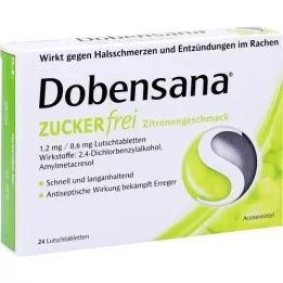 DOBENSANA suikervrije citroen sc.1,2mg/0,6mg Lut., 24 st