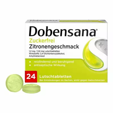 Dobensana® suikervrije zuigtabletten met citroensmaak, 24 st