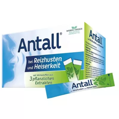 ANTALL voor geïrriteerde hoest en heesheid Liquidsticks, 20X5 g