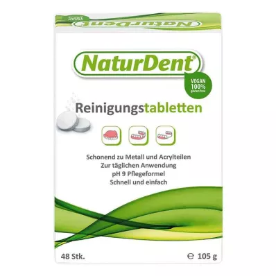 NATURDENT Reinigingstabletten, 48 stuks NATURDENT Reinigingstabletten, 48 stuks