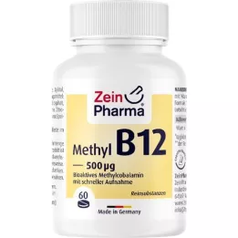 VITAMIN B12 500 μg Methylcobalamine zuigtabletten, 60 stuks