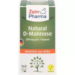 NATURAL D-Mannose 500 mg Capsules, 160 Capsules