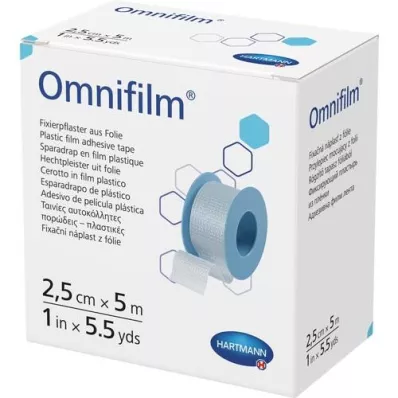 OMNIFILM Fixatiepleisterfolie 2,5 cm x 5 m, 1 st