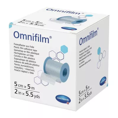 OMNIFILM Fixatiepleisterfolie 5 cmx5 m, 1 st