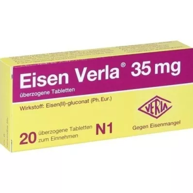 EISEN VERLA 35 mg omhulde tabletten, 20 stuks