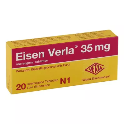 EISEN VERLA 35 mg omhulde tabletten, 20 stuks
