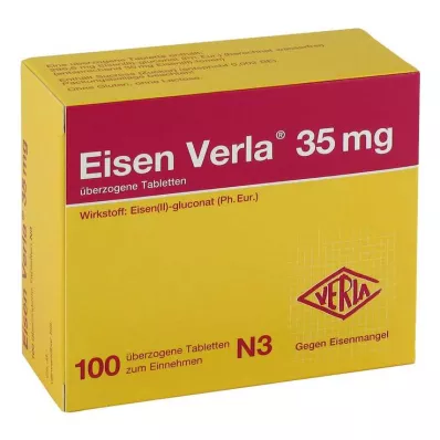 Iron Verla® 35 mg omhulde tabletten, 100 stuks Iron Verla® 35 mg omhulde tabletten, 100 stuks