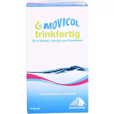 MOVICOL kant-en-klaar 25 ml sachet Oral oplossing, 10 stuks