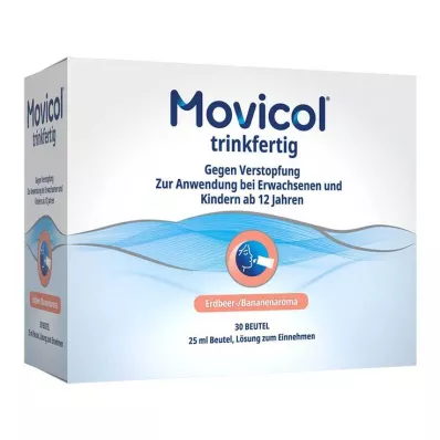 MOVICOL kant-en-klaar 25 ml sachet Oral oplossing, 30 stuks MOVICOL kant-en-klaar 25 ml sachet Oral oplossing, 30 stuks