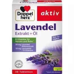 DOPPELHERZ Lavendel extract+olie tabletten, 30 stuks