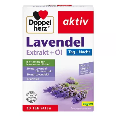 Doppelherz Lavendelextract + Olietabletten, 30 st