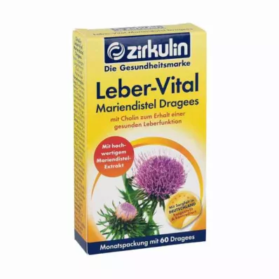 Zirkulin Leber-vital Mariadistel Dragees (60 stuks) Zirkulin Leber-vital Mariadistel Dragees (60 stuks)