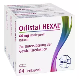 ORLISTAT HEXAL 60 mg harde capsules, 3X84 st