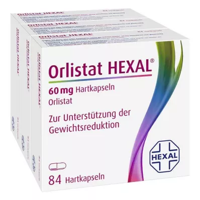 ORLISTAT HEXAL 60 mg harde capsules, 3X84 st