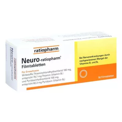 Neuro-ratiopharm filmomhulde tabletten (50 stuks) Neuro-ratiopharm filmomhulde tabletten (50 stuks)