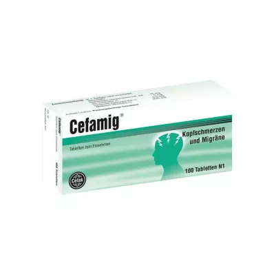 Cefamiig-tabletten, 100 st