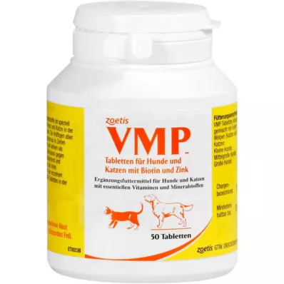 VMP Tabletten aanvullend voer voor hond/kat, 50 stuks