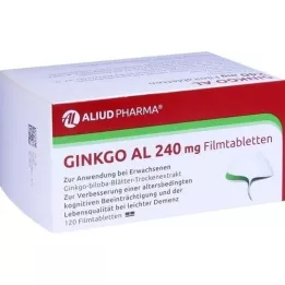 GINKGO AL 240 mg filmomhulde tabletten, 120 stuks