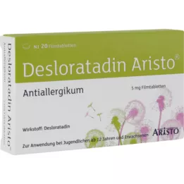 DESLORATADIN Aristo 5 mg filmomhulde tabletten, 20 st