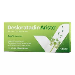 DESLORATADIN Aristo 5 mg filmomhulde tabletten, 20 st