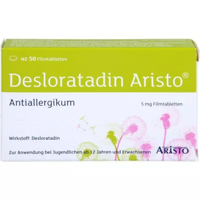 DESLORATADIN Aristo 5 mg filmomhulde tabletten, 50 st