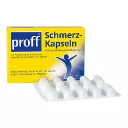PROFF Pijncapsules 400 mg, 20 stuks