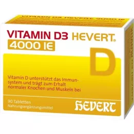 VITAMIN D3 HEVERT 4.000 I.U. tabletten, 90 st