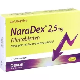 NARADEX 2,5 mg filmomhulde tabletten, 2 st