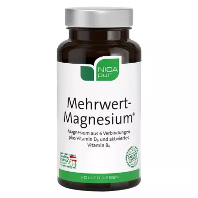 NICAPUR Magnesiumcapsules met toegevoegde waarde, 60 stuks NICAPUR Magnesiumcapsules met toegevoegde waarde, 60 stuks