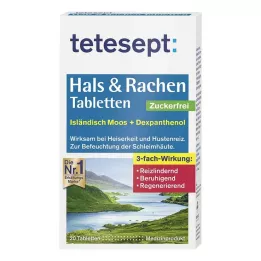TETESEPT Keeltabletten &amp; Keeltabletten suikervrij, 20 stuks