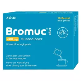 BROMUC acuut 600 mg hoestdrank Plv.z.H.e.L.z.Einn., 10 st