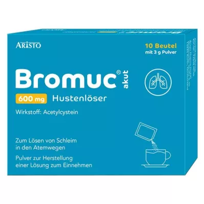 Bromuc akut 600 mg expectorans, 10 tabletten