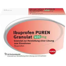 IBUPROFEN PUREN Korrels 400 mg voor de bereiding van een oplossing voor toediening, 20 st