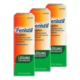 FENISTIL Druppels, 3X20 ml