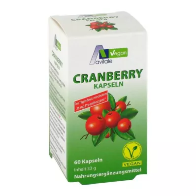 Cranberry Veganistische Capsules 400 mg, 60 st Cranberry Veganistische Capsules 400 mg, 60 st