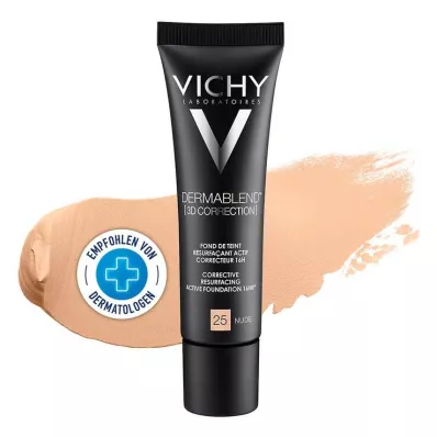 Vichy Dermablend 3D Correctie Make-Up 25 Naakt, 30 ml