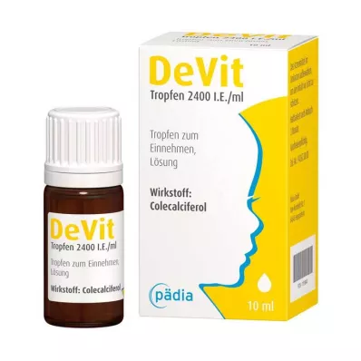 Devit 2400 IE / ml druppels voor oraal gebruik, 10 ml Devit 2400 IE / ml druppels voor oraal gebruik, 10 ml