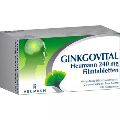 GINKGOVITAL Heumann 240 mg filmomhulde tabletten, 80 st