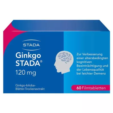GINKGO STADA 120 mg filmomhulde tabletten, 60 stuks GINKGO STADA 120 mg filmomhulde tabletten, 60 stuks
