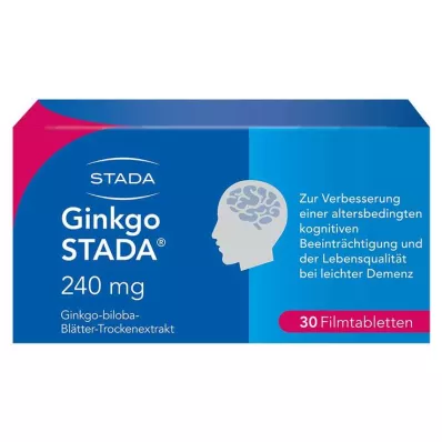 Ginkgo STADA® 240 mg filmomhulde tabletten, 30 stuks Ginkgo STADA® 240 mg filmomhulde tabletten, 30 stuks