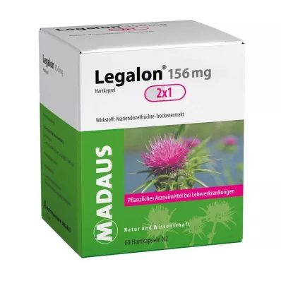 Legalon Madaus 156 mg harde capsules, 60 stuks