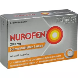 NUROFEN 200 mg Citroen smelttabletten, 24 stuks