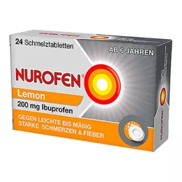 NUROFEN 200 mg Citroen smelttabletten, 24 stuks
