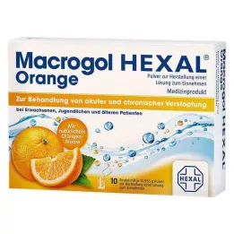 Macrogol HEXAL Oranje poeder voor orale oplossing zakje, 10 stuks
