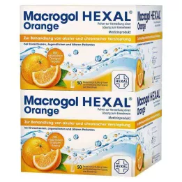 MACROGOL HEXAL Oranje Plv.z.Her.e.Ls.z.Einn.Btl., 100 st