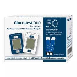 GLUCO TEST DUO Teststrips, 50 stuks
