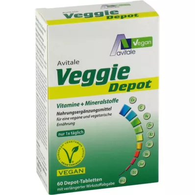 VEGGIE Depot Vitaminen+Mineralen Tabletten, 60 Capsules