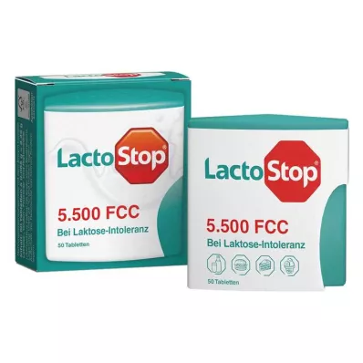 Lactostop 5.500 FCC tabletten klikdispenser, 50 stuks Lactostop 5.500 FCC tabletten klikdispenser, 50 stuks